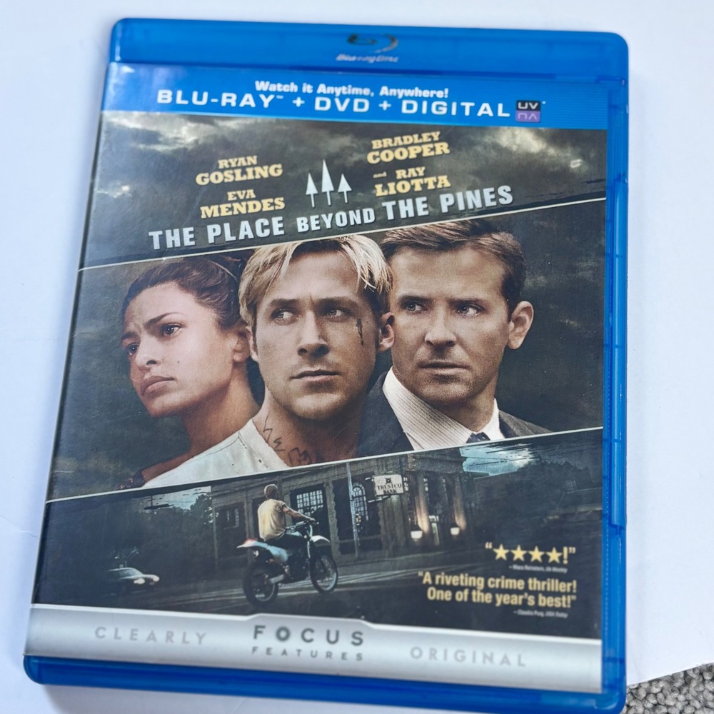 The Place Beyond The Pines Blu-ray DVD Ryan Gosling Bradley Cooper Crime Drama